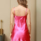 LUNA - Elegant silk nightgown for women with adjustable straps