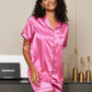 LUXANA - Silk pajama set for women, short sleeves & shorts